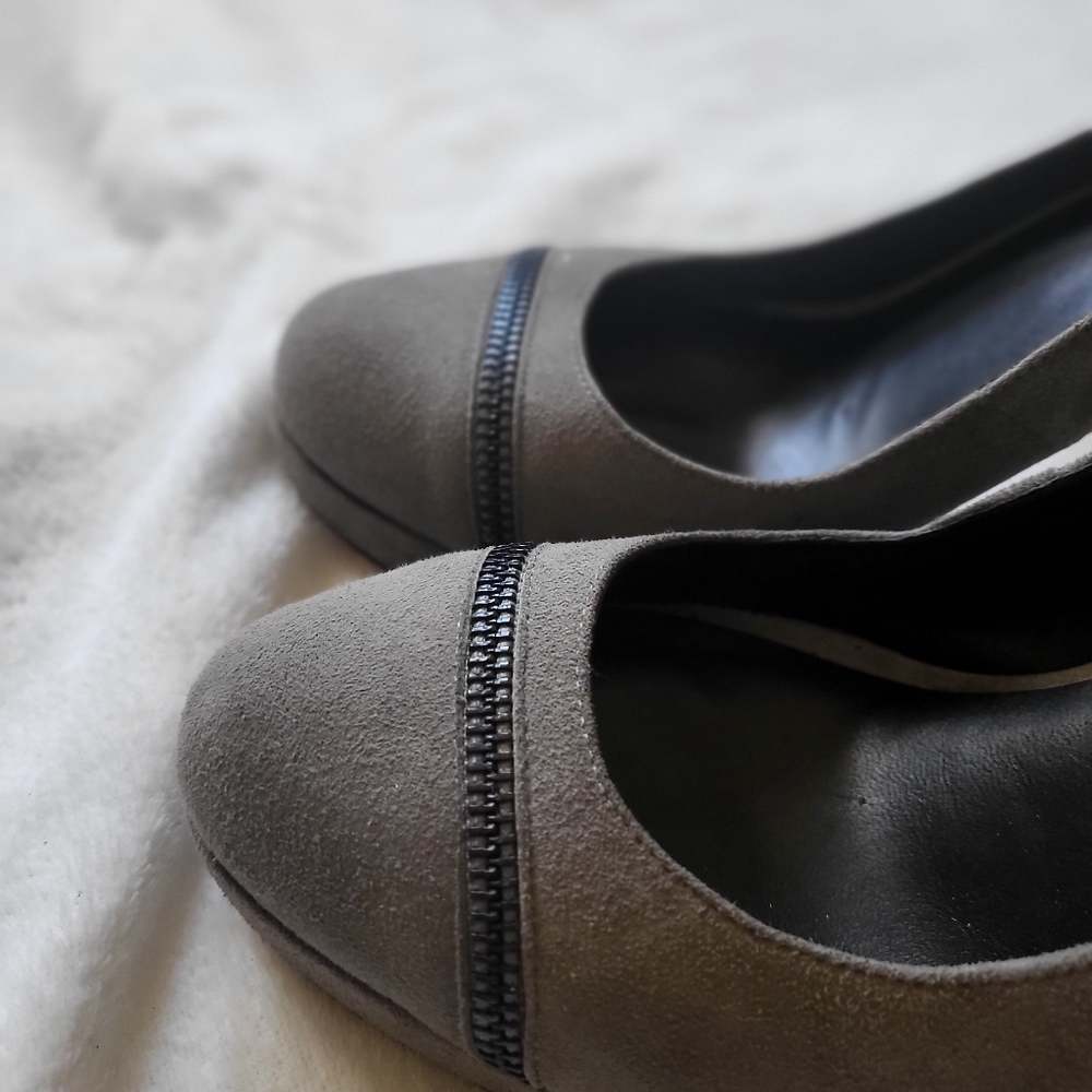 Cole Haan Stephanie Air Pump Ironstone Suede, Women's Shoes, Size 8.5B - Picture 3 of 10